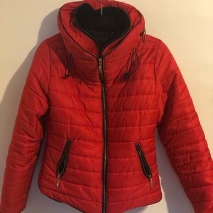 Red Puffer coat